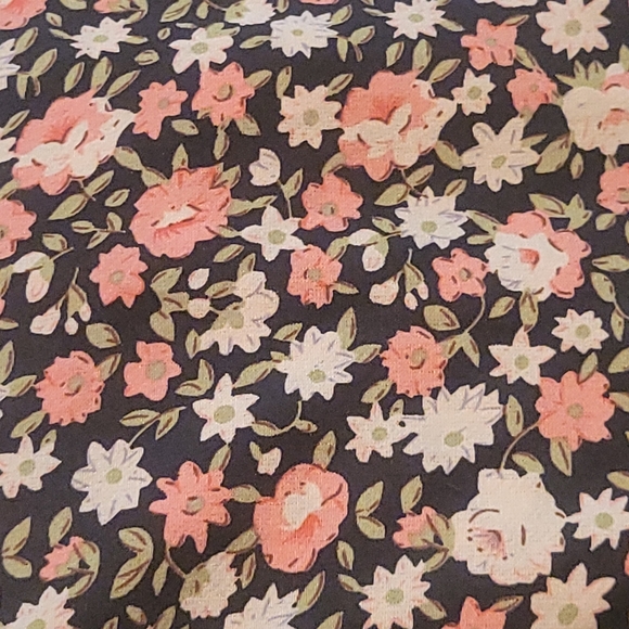 Pink and White Flowers Wrap Bust Spaghetti Strap Dress - Picture 2 of 14